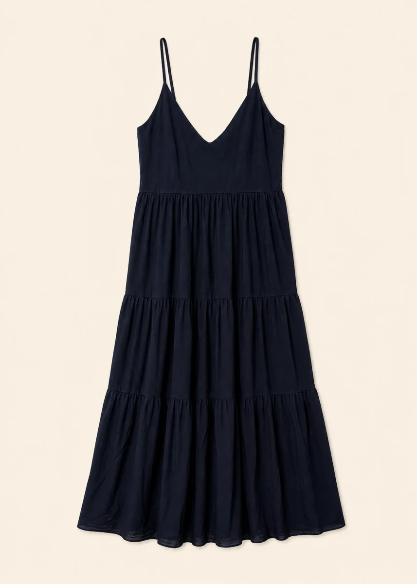 Vestido largo volantes - Imagen 5