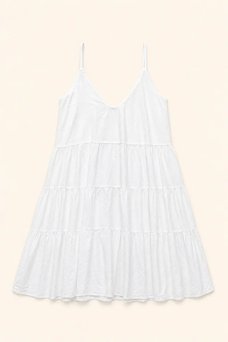Vestido corto volantes - Imagen 6