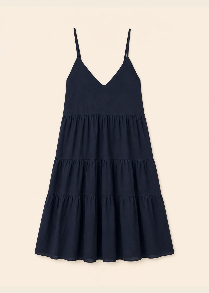 Vestido corto volantes - Imagen 5