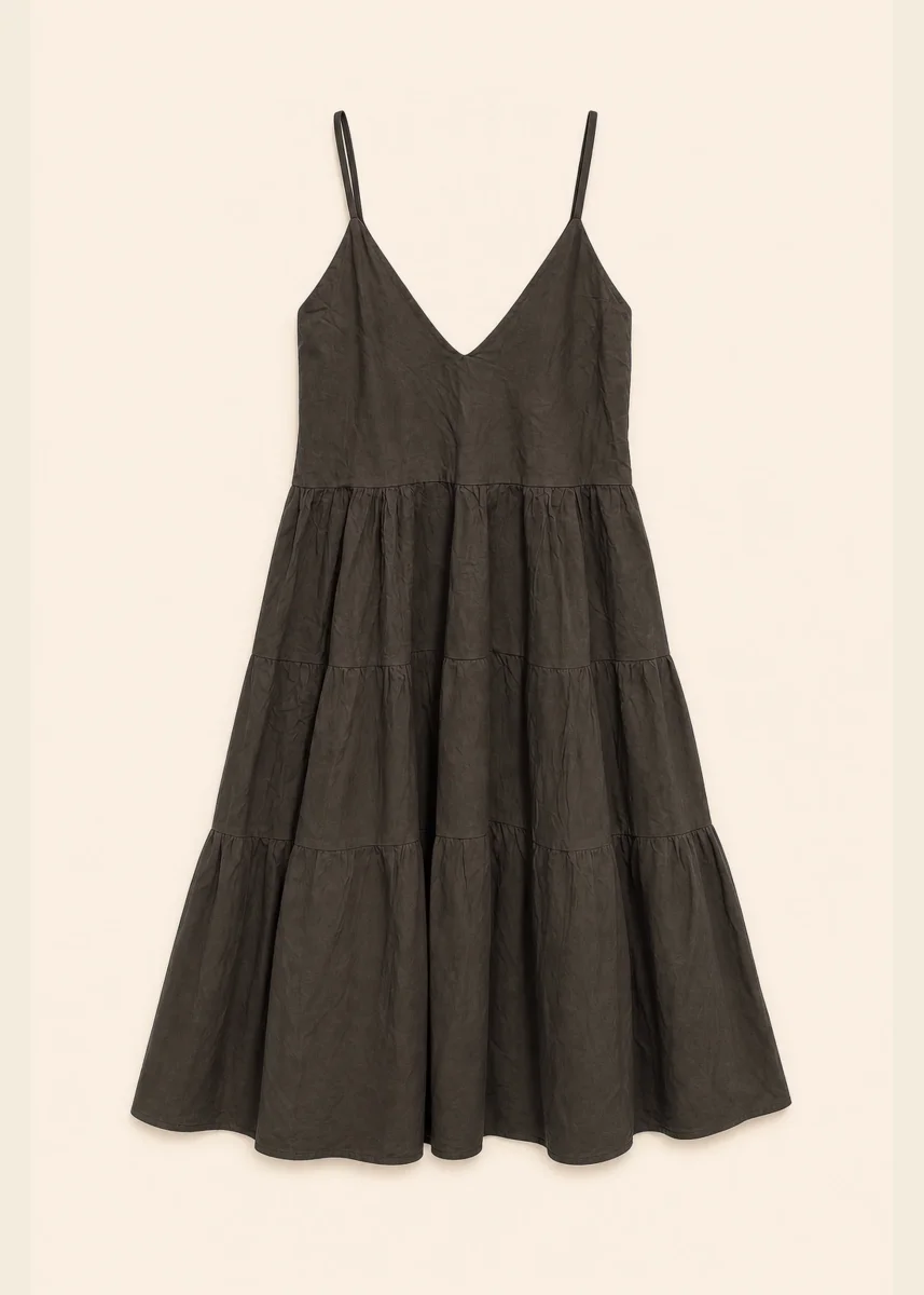 Vestido corto volantes - Imagen 7