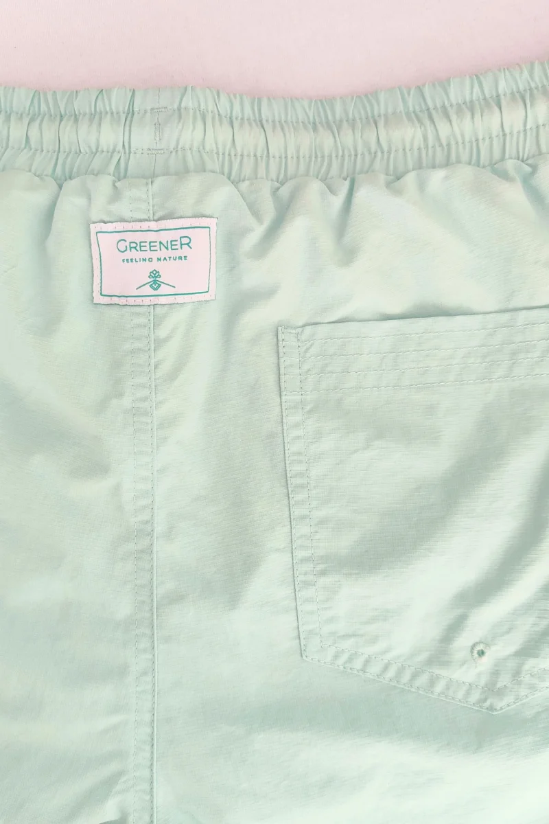 Bañador materiales reciclados - Menta suave - Imagen 7