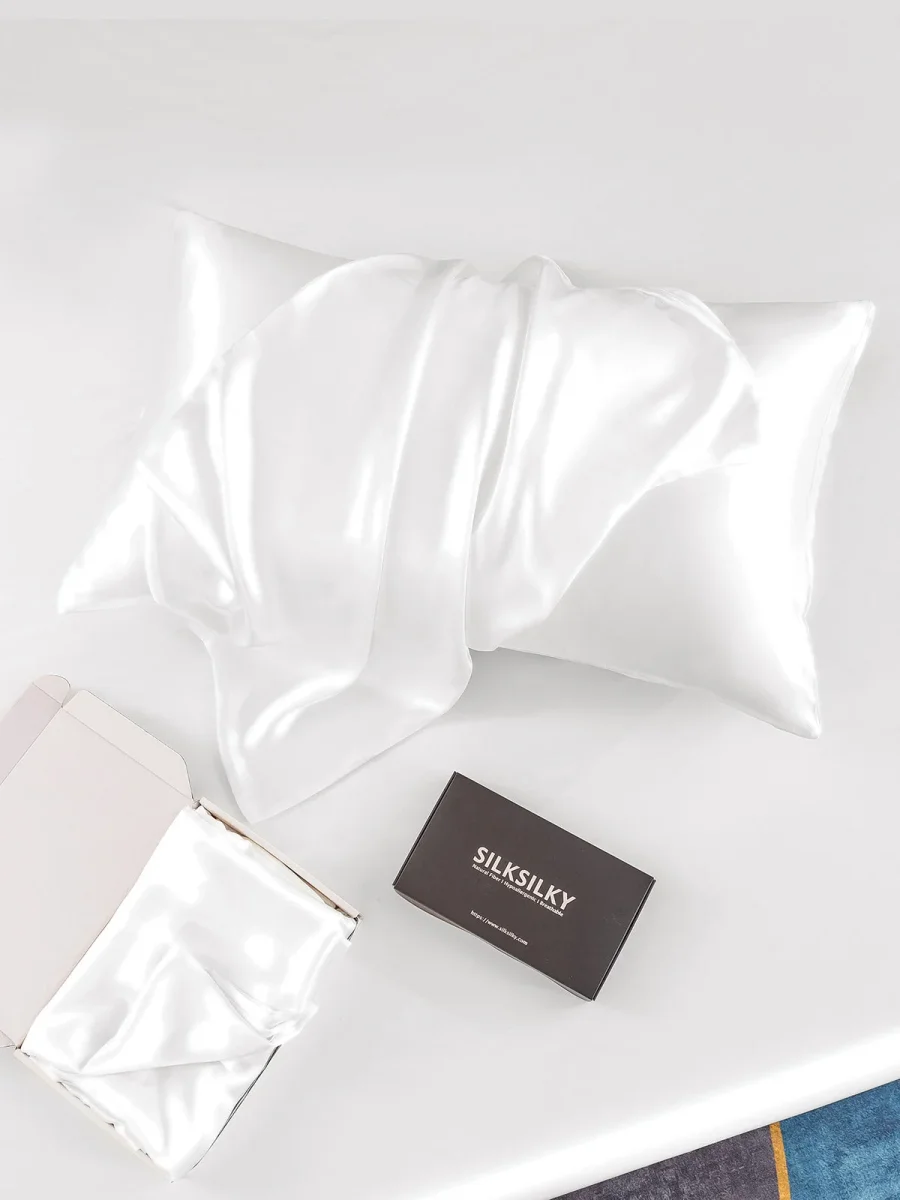 19Momme 100% Funda Almohada de Seda - Cierre Sobre - Imagen 6