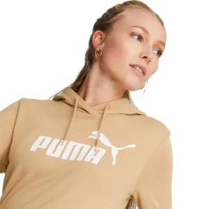 Sudadera capucha mujer Puma ESS LOGO HOODIE TR dusty