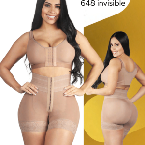 SHORT LEVANTACOLA GLÚTEO INVISIBLE 3 BROCHES 648