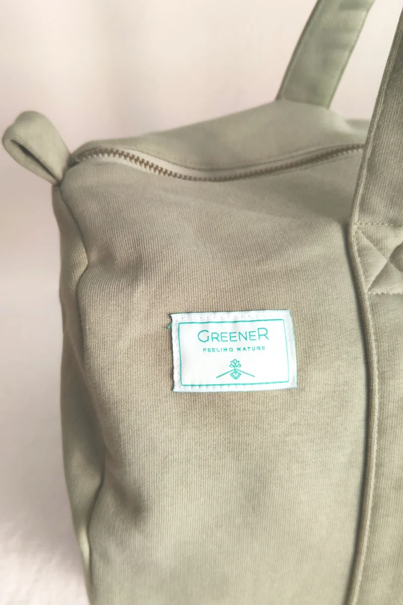 Bolsa de viaje sostenible - Verde Almendra - Imagen 7