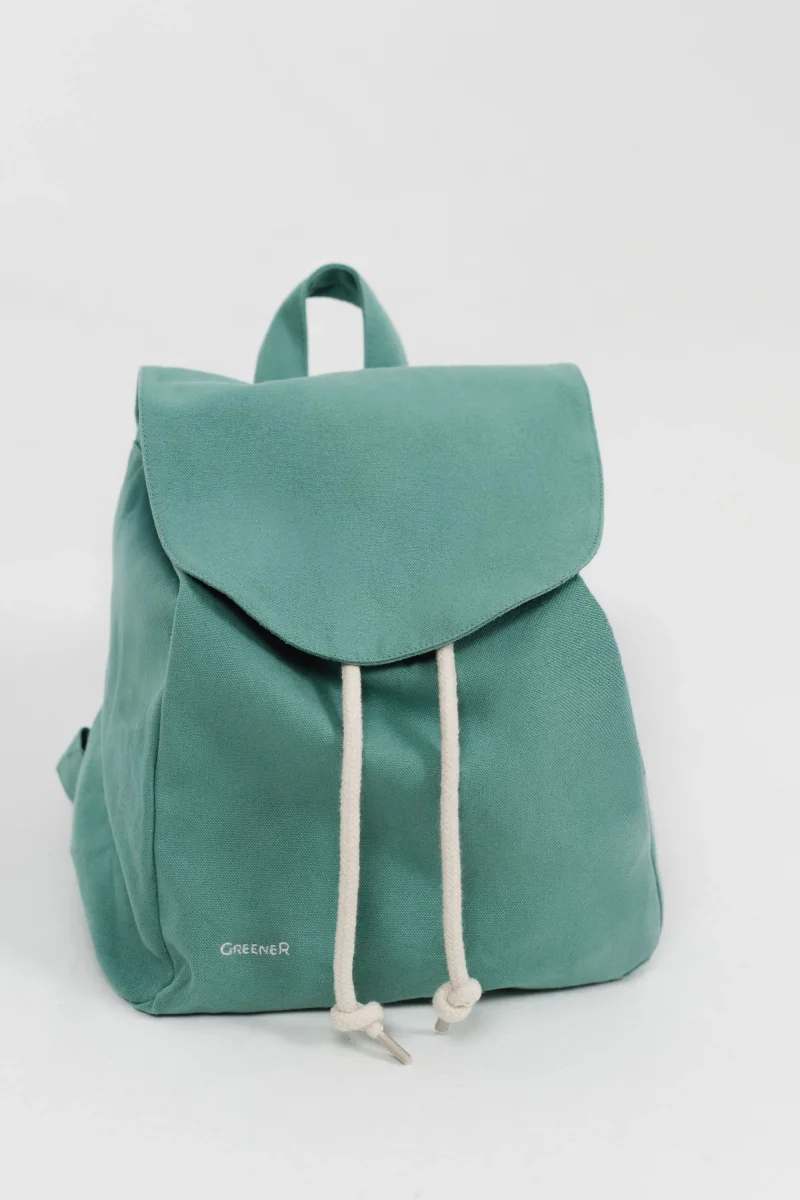 Mochila orgánica - Verde Vintage - Imagen 2