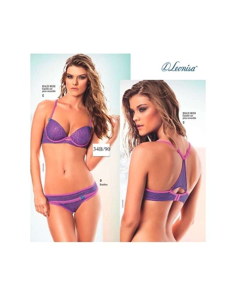 CONJUNTO BRASSIER LEONISA CON HILO A JUEGO - Imagen 7