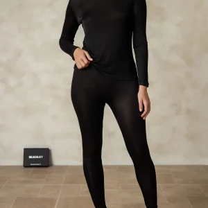 Ropa Interior De Mujer De Manga Larga De Jersey De Seda