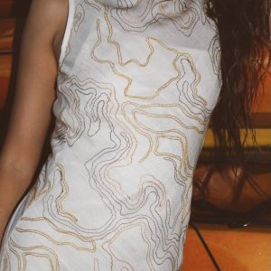 Vestido Sprezzatura Bordados Amarillo