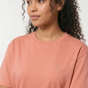 Camiseta orgánica - Rosa Salmón