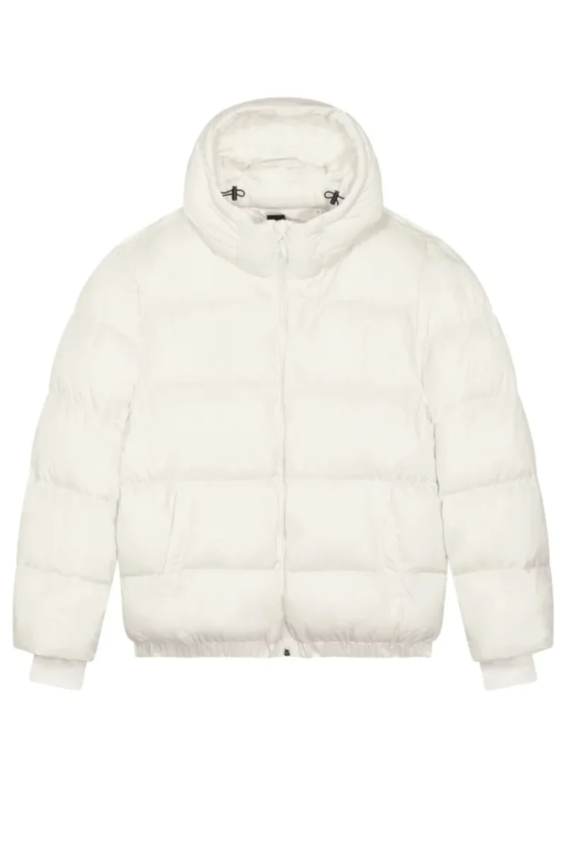 Anorak acolchado materiales reciclados - Blanco - Imagen 3