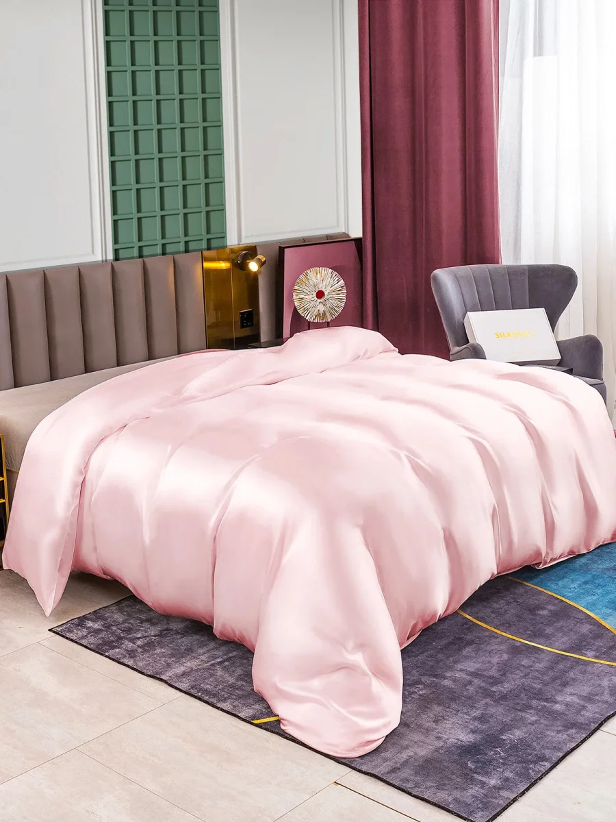 25Momme Funda Nórdica Seda Sin Costuras (SIN FUNDAS DE ALMOHADA) - Imagen 2