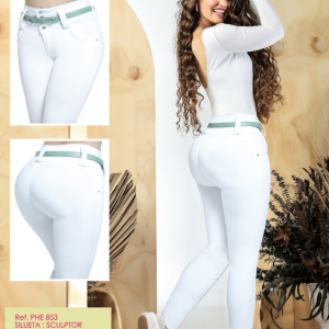 VAQUERO LEVANTACOLA BLANCO SIN BOLSILLOS MOLDEO AL INSTANTE 853LV