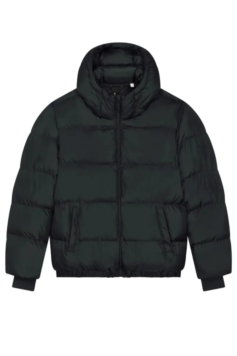 Anorak acolchado materiales reciclados - Negro - Imagen 3