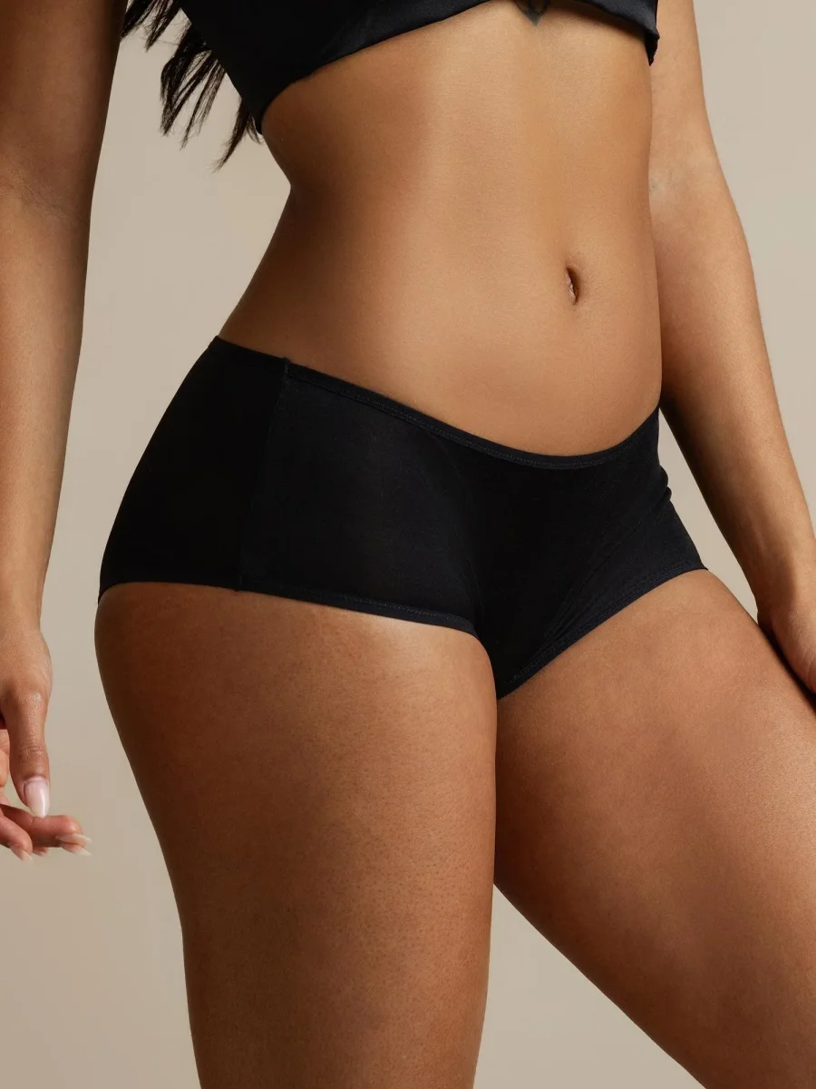 Comodidad En Seda Pura Braguita Hipster Boyshort - Imagen 9