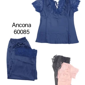 ANCONA Pijama Lencero Corte Pirata