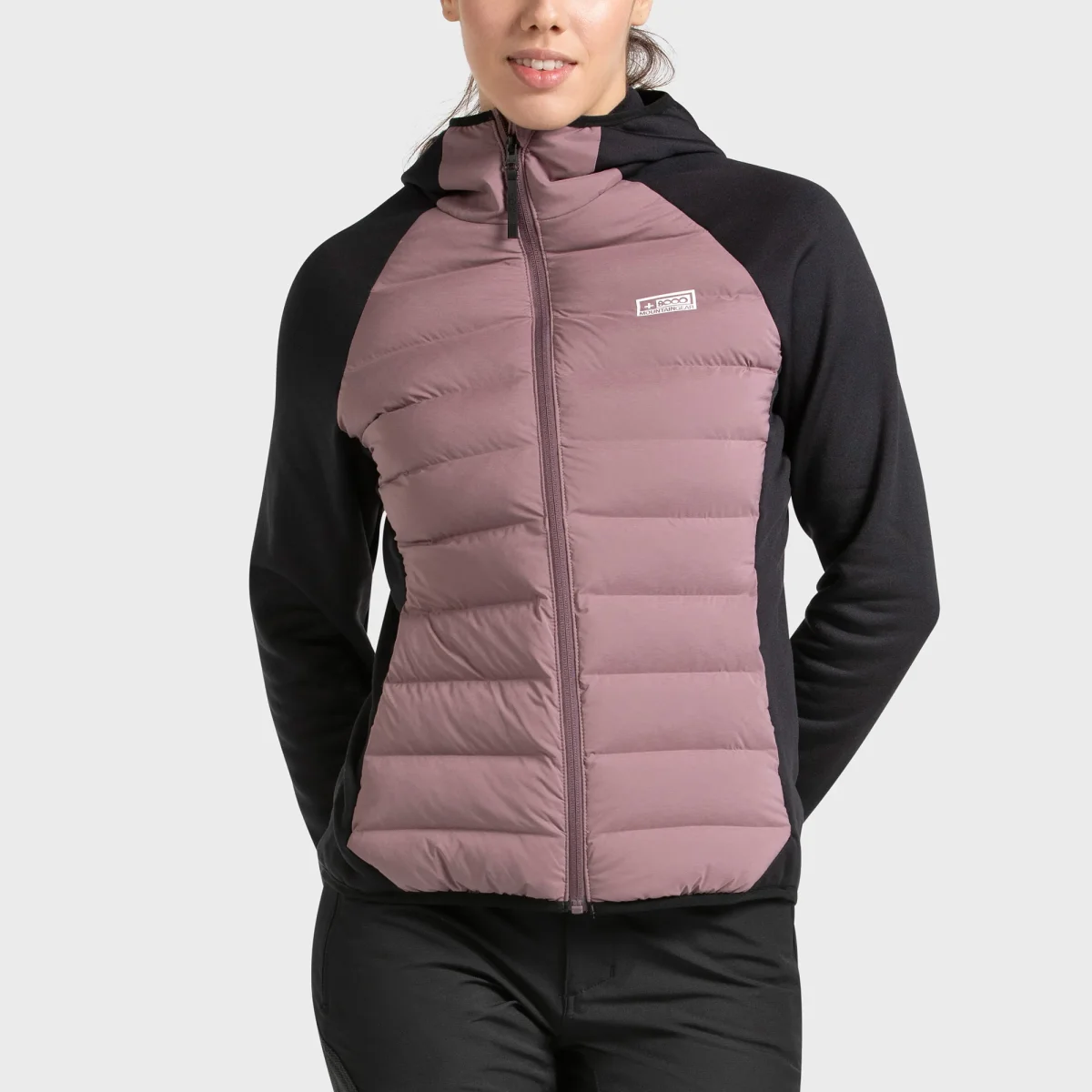 ANORACK +8000 GRUA MUJER ROSA SOMBRA