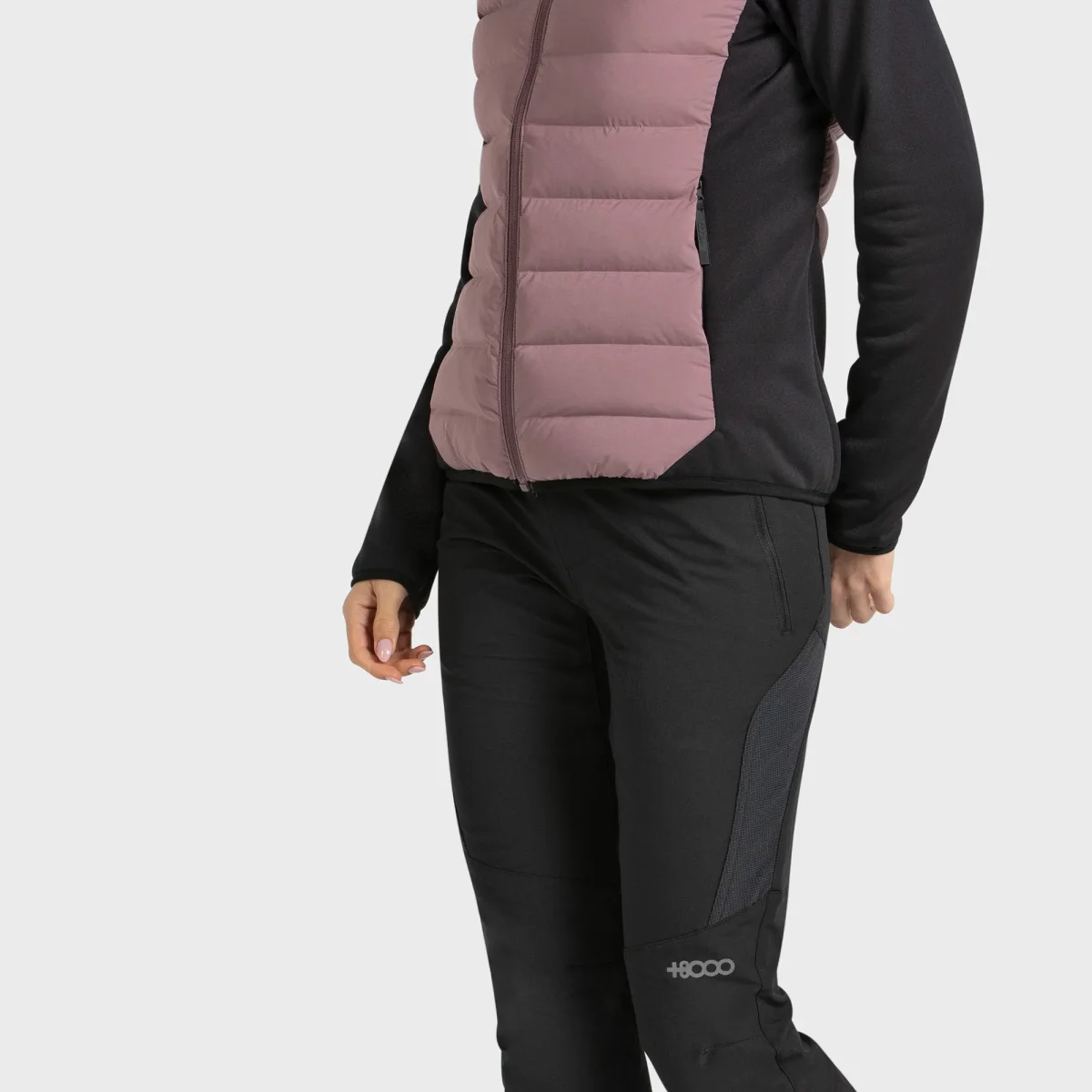 ANORACK +8000 GRUA MUJER ROSA SOMBRA - Imagen 5