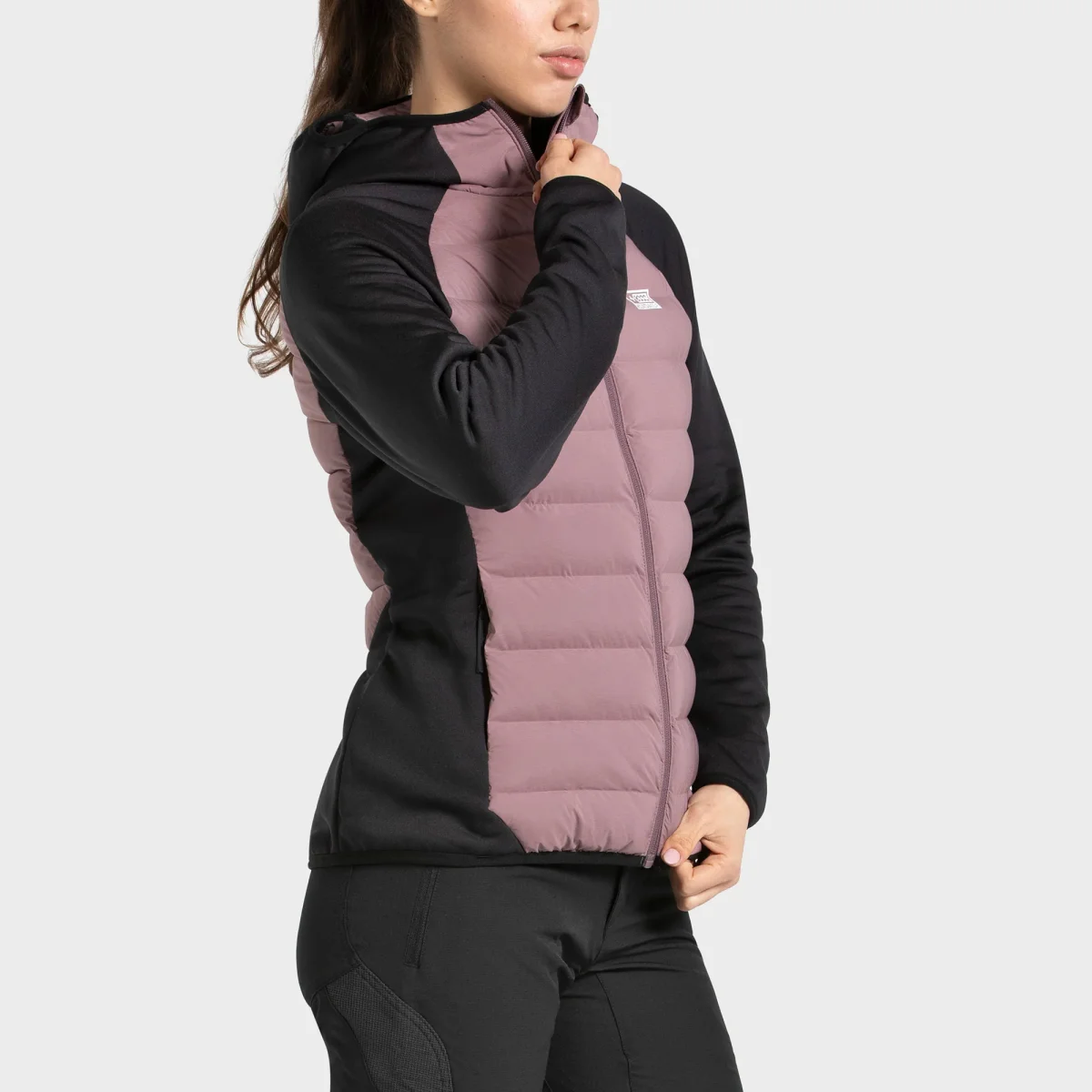 ANORACK +8000 GRUA MUJER ROSA SOMBRA - Imagen 3