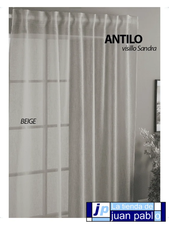 ANTILO Sandra Cortina Visillo 140x270cm - Imagen 3
