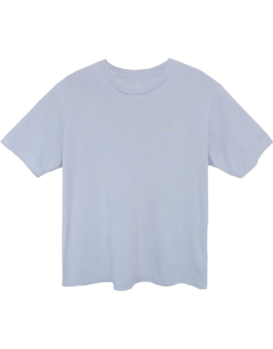 Camiseta orgánica - Azul Neblina - Imagen 3
