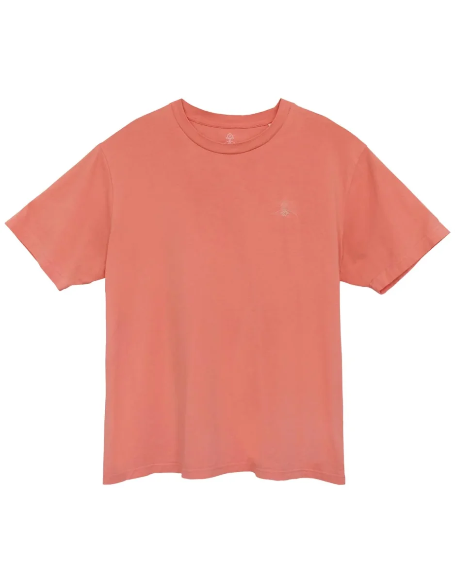 Camiseta orgánica - Rosa Salmón - Imagen 6