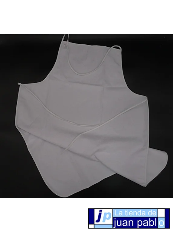ALMOTEX Delantal Blanco Rizo Impermeable - Imagen 2
