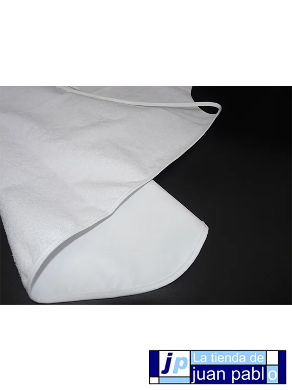 ALMOTEX Delantal Blanco Rizo Impermeable - Imagen 3