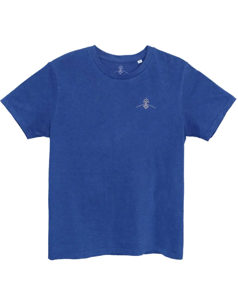 Camiseta orgánica - Azul Fiordo - Imagen 6