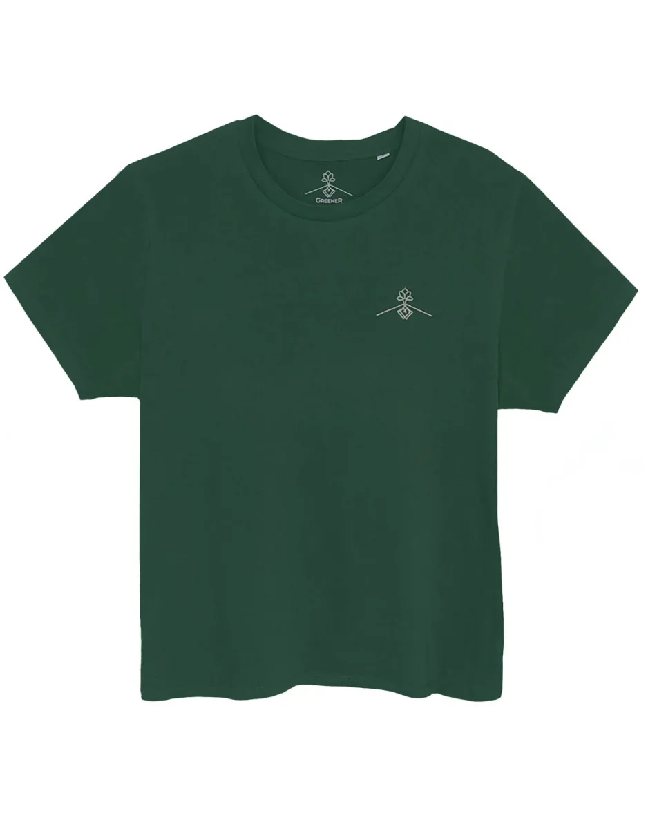 Camiseta orgánica - Verde Mineral - Imagen 3