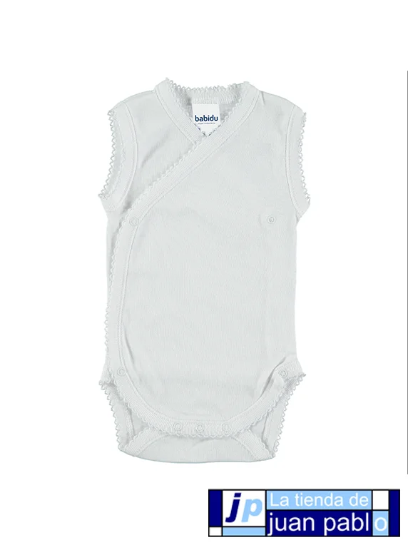 BABIDÚ 1154 Body de Tirante Cruzado 1×1 Canalé