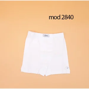 BABIDÚ 2840 Bóxer Blanco Liso Niño