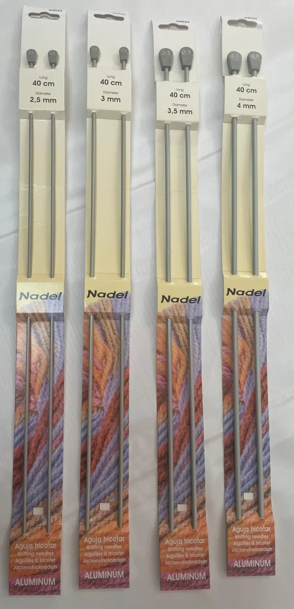 BS Agujas Tricotar Nadel Aluminio