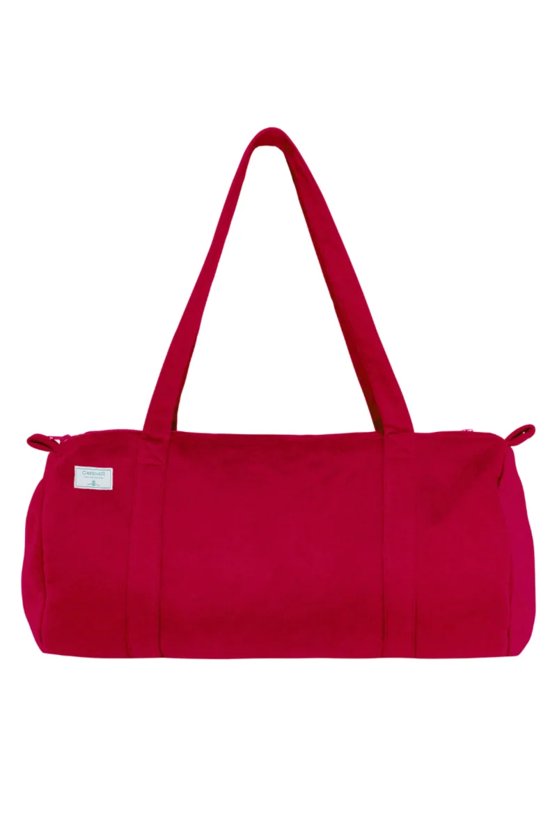 Bolsa de viaje sostenible - Hibisco rojo