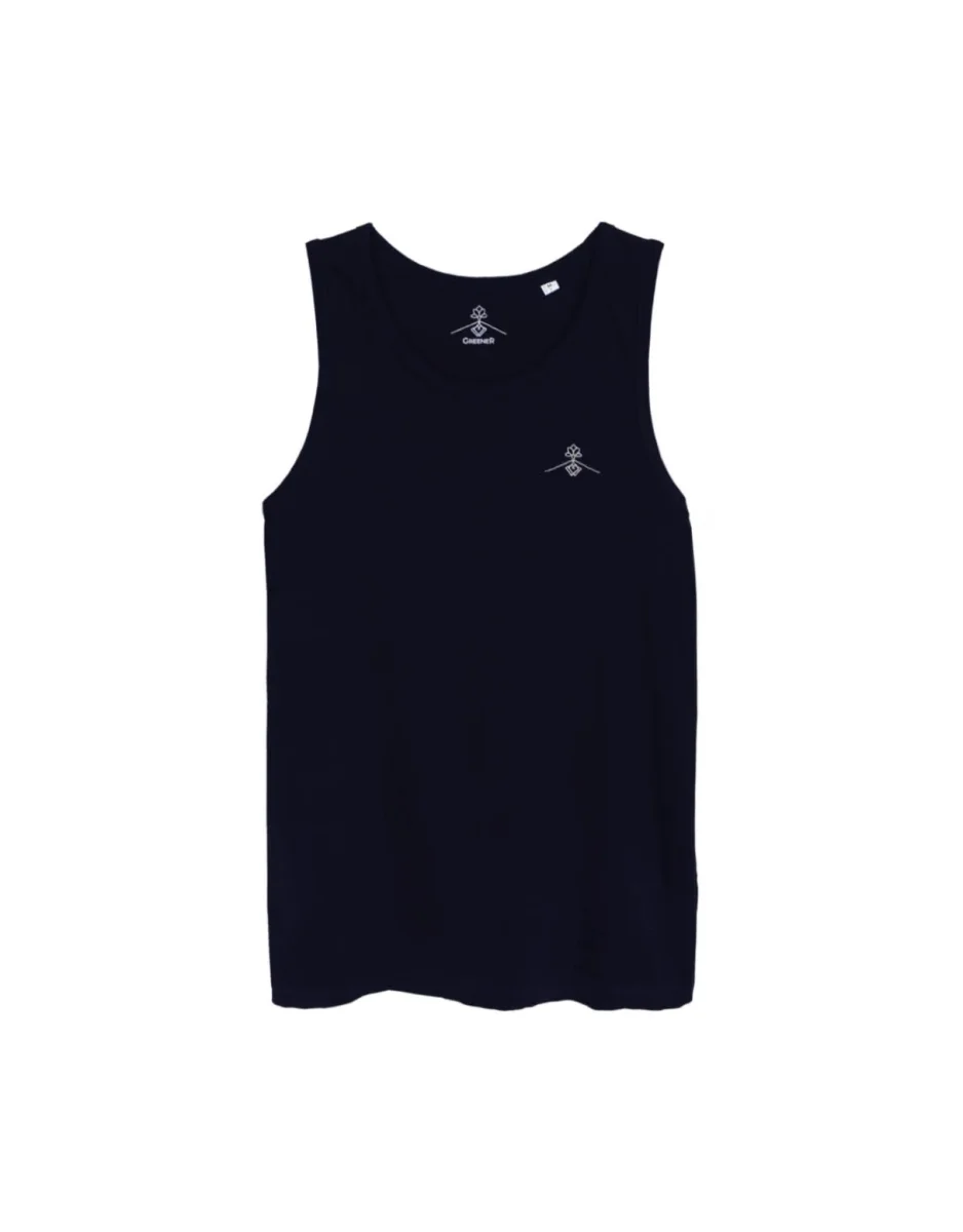 Camiseta tirantes orgánica - Azul Marino - Imagen 5