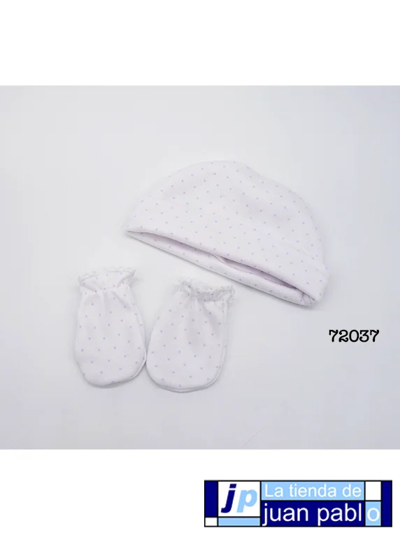 CALAMARO 72037 Gorro + Manoplas Topitos - Imagen 2
