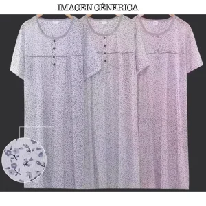 Camisón para Señora de Manga Corta