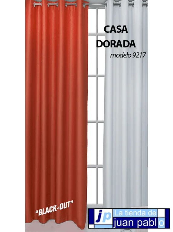 CASA DORADA Cortina Black Out 140x260cm - Imagen 2