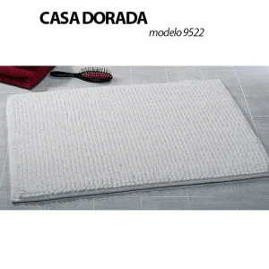 CASA DORADA 9522 Alfombra de Baño Antideslizante 40x60cm