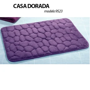CASA DORADA 9523 Alfombra de Baño Antideslizante 40x60cm