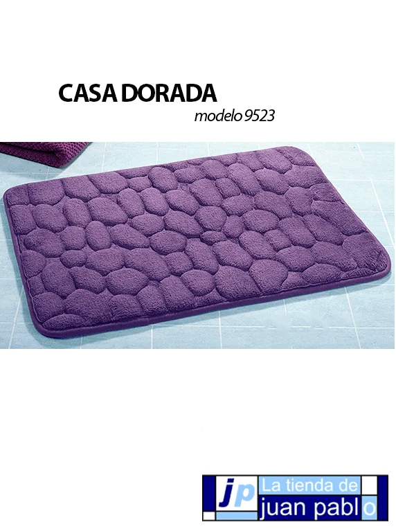 CASA DORADA 9523 Alfombra de Baño Antideslizante 40x60cm - Imagen 2