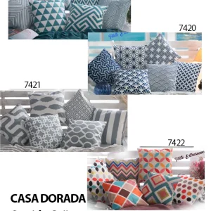 CASA DORADA Surtido 10 Cojines 45x45cm