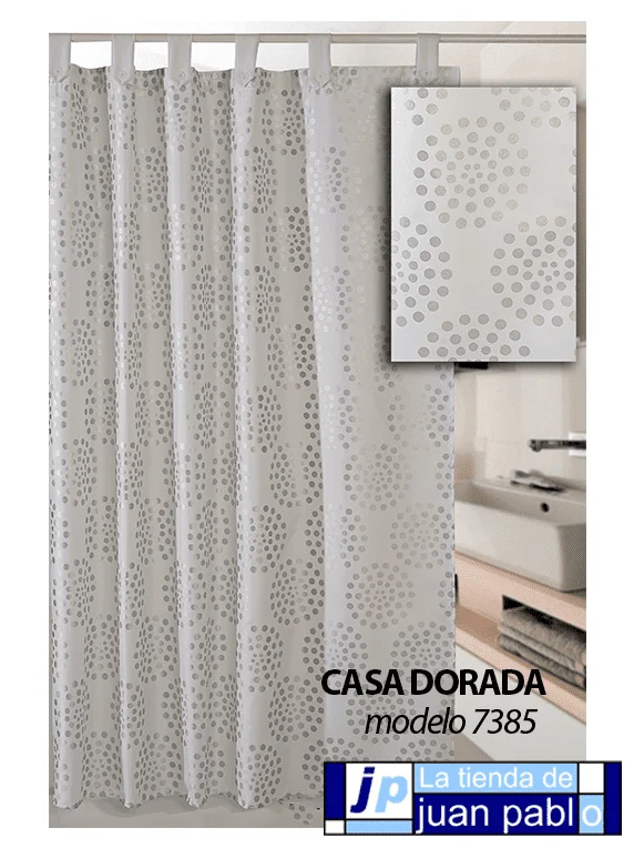 CASA DORADA Cortina para Ducha 140x180cm - Imagen 3