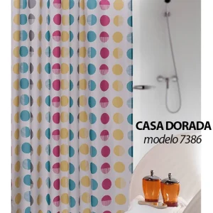 CASA DORADA Cortina para Ducha 140x180cm