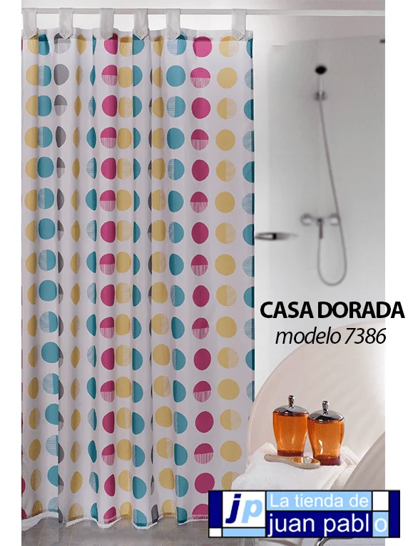 CASA DORADA Cortina para Ducha 140x180cm - Imagen 2