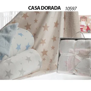 CASA DORADA Manta Infantil Para Coche 80×110