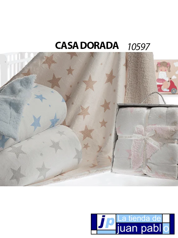 CASA DORADA Manta Infantil Para Coche 80×110