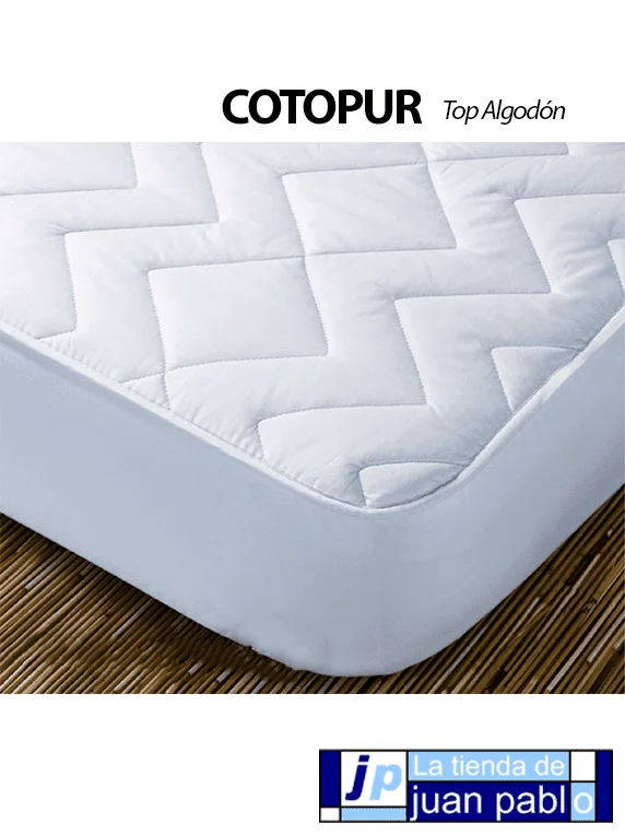COTOPUR Top Algodón Protector Acolchado