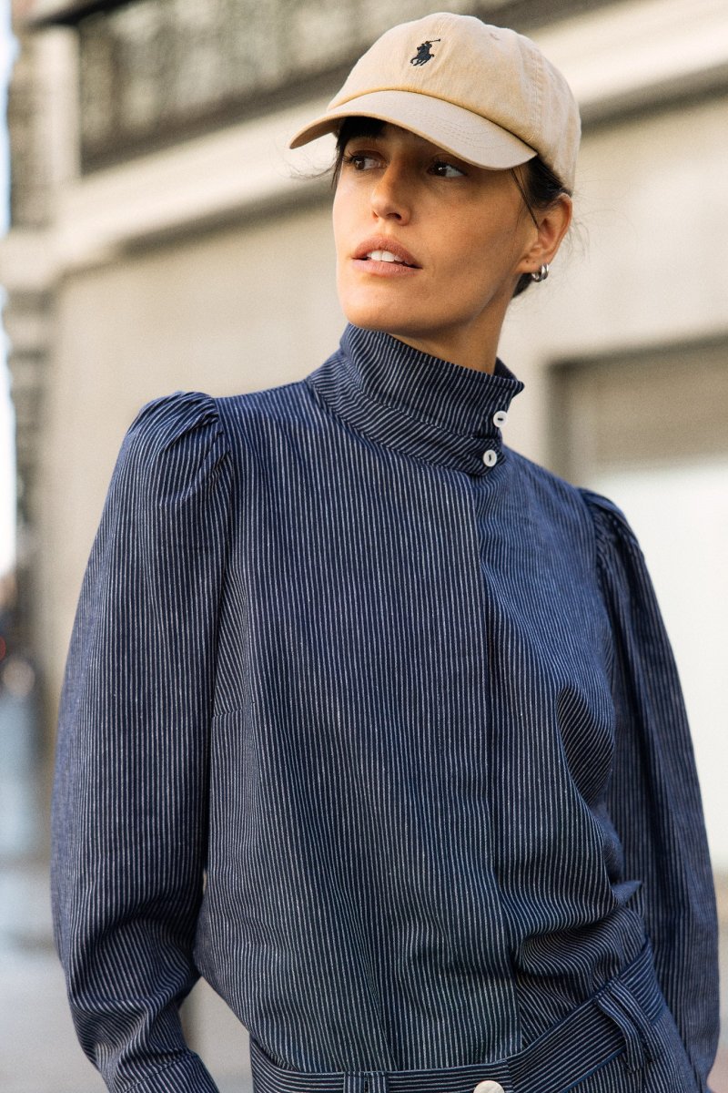 Blusa Rigot Azul Marino - Imagen 3
