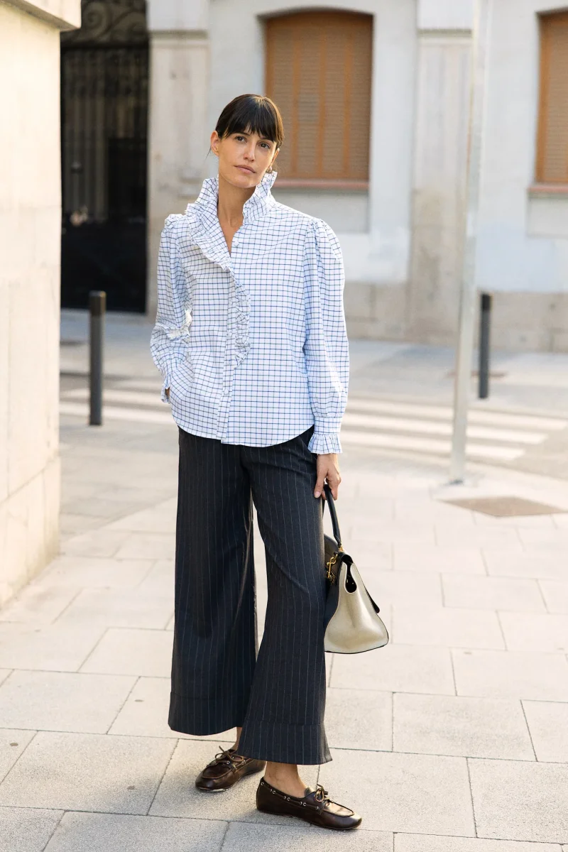 Pantalón Gabrielle Gris Raya Diplomática - Imagen 6